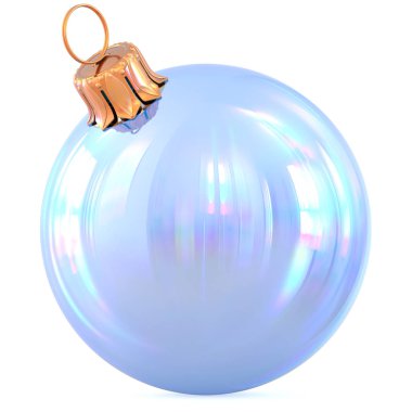 Noel top New Year's Eve dekorasyon beyaz parlak biblo