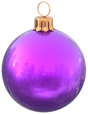 Noel top mor New Year's Eve önemsiz şey mavi dekorasyon