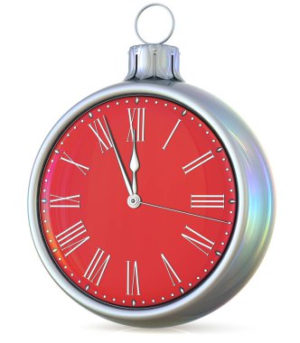 New Year's Eve saat gece yarısı son saat geri sayım basınç