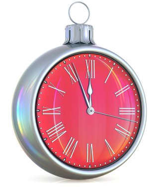 New Year's Eve saat gece yarısı son saat geri sayım basınç