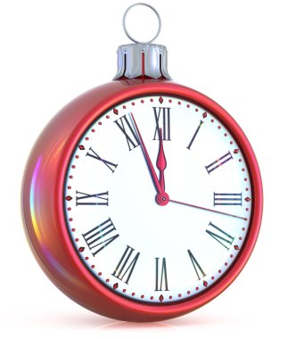New Year's Eve saat gece yarısı son saat geri sayım basınç