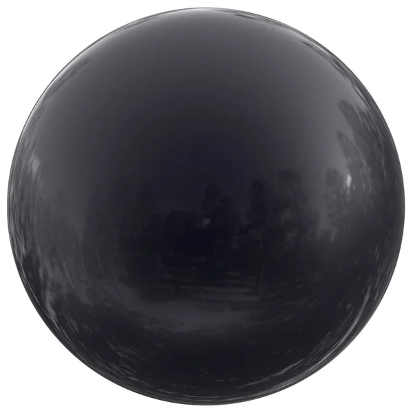 Sphere round button black ball basic circle geometric shape — Stock Photo, Image