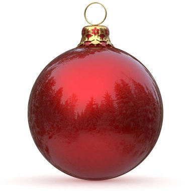 Noel top kırmızı dekorasyon New Year's Eve biblo