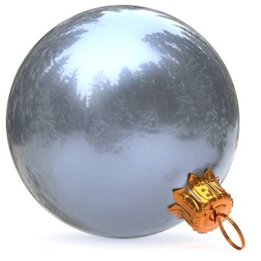 Noel top gümüş dekorasyon beyaz New Year's Eve biblo