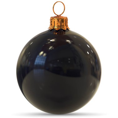 Noel top siyah dekorasyon closeup yeni yıl biblo