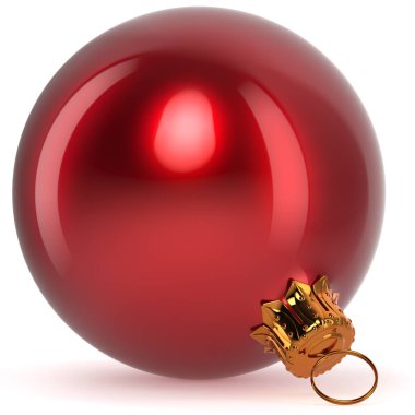 Noel top dekorasyon önemsiz şey kırmızı parlak portre