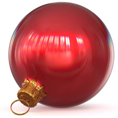 Noel top dekorasyon önemsiz şey kırmızı parlak portre