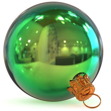 Noel top dekorasyon yeşil New Year's Eve biblo