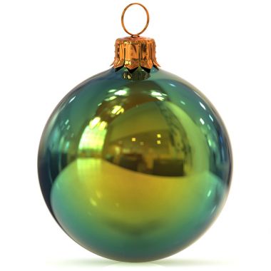 Noel top yeşil dekorasyon closeup New Year's Eve biblo