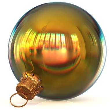 Noel top dekorasyon altın önemsiz şey parlak portre