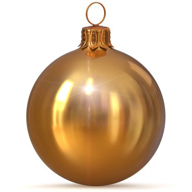 Köpüklü Noel top dekorasyon altın sarı