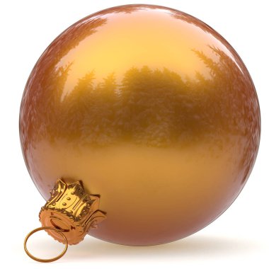 Noel top altın önemsiz şey dekorasyon portre