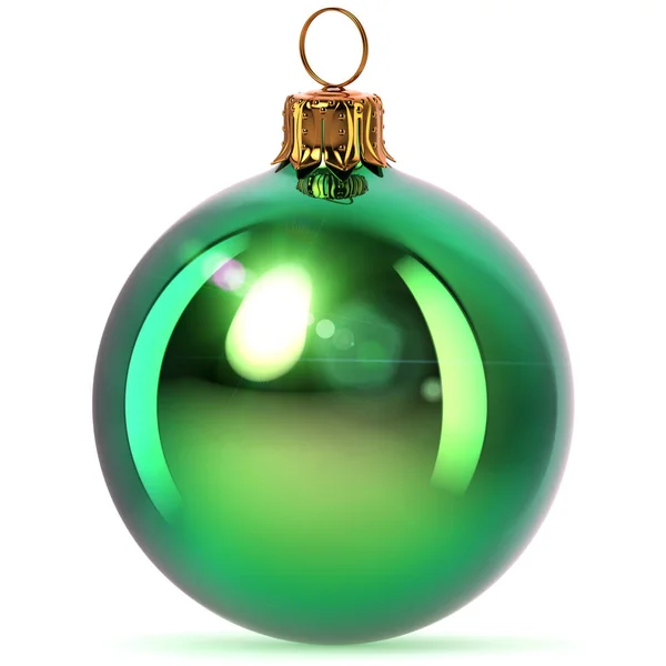 Bola de Natal decoração verde — Fotografia de Stock