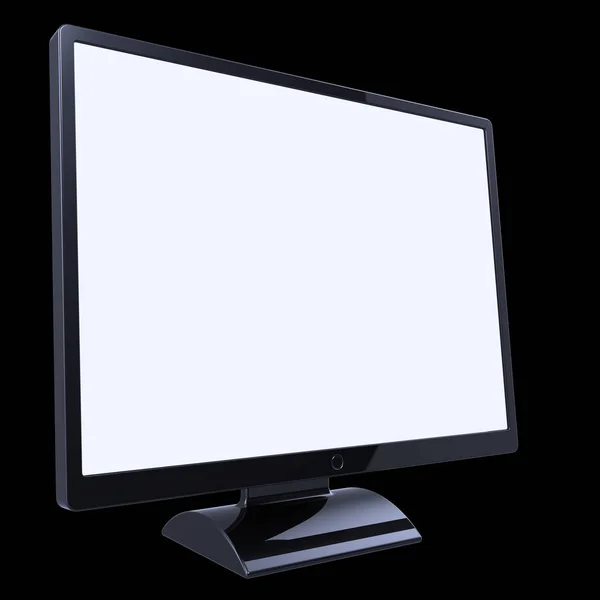 Computer monitor LCD TV screen blank — Stock Photo, Image