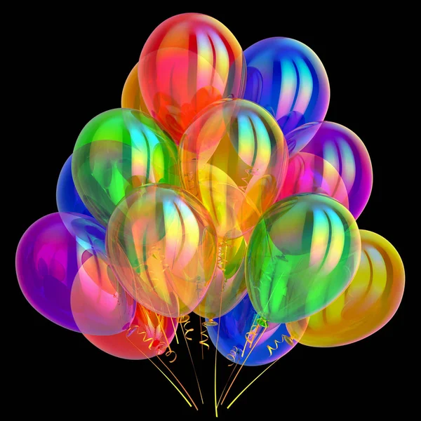 Happy birthday party balloon decoration balloons festive colorful