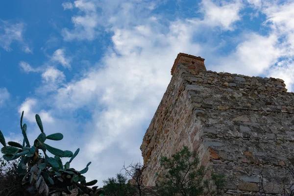Sagunto Château Est Une Icône Touristique Culturelle Cette Ville Alicante — Photo