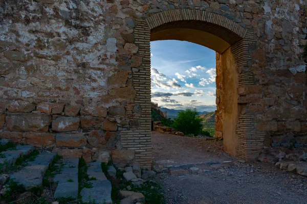 Castello Sagunto Icona Turistica Culturale Questa Città Alicante Spagna — Foto Stock