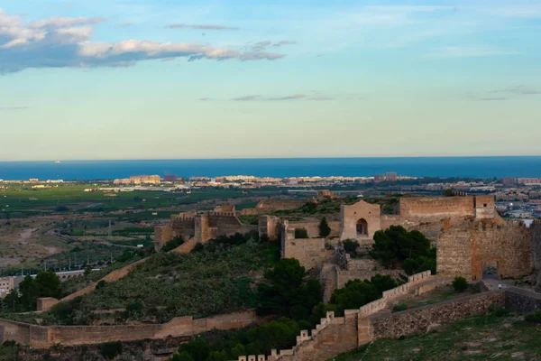 Castello Sagunto Icona Turistica Culturale Questa Città Alicante Spagna — Foto Stock