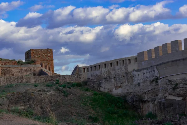 Замок Сагунто Является Туристической Культурной Иконой Этого Города Аликанте Испании — стоковое фото