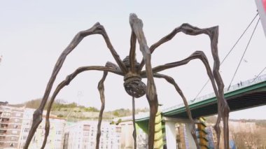 Bilbao 'daki Guggenheim Müzesi' nde annem heykeli.