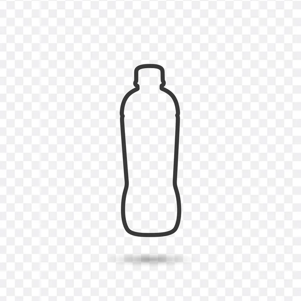 Soros üveg ikon. Készletvektor illusztráció elszigetelt fehér háttér. — Stock Vector