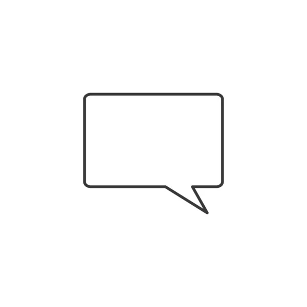Ícone de chat, ícone de mensagem. Conversa fiada. Ilustração do vetor de estoque isolado no fundo branco . — Vetor de Stock