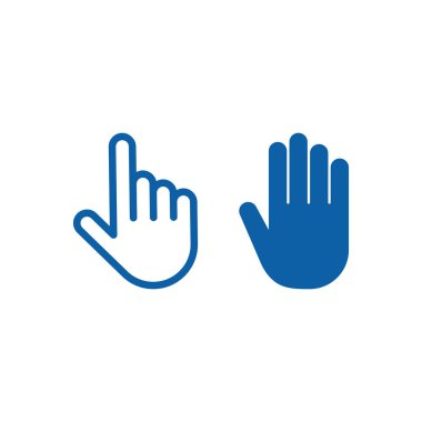 Palm, el simge vektör, düz işareti, beyaz, logo illüstrasyon izole katı piktogram dolu