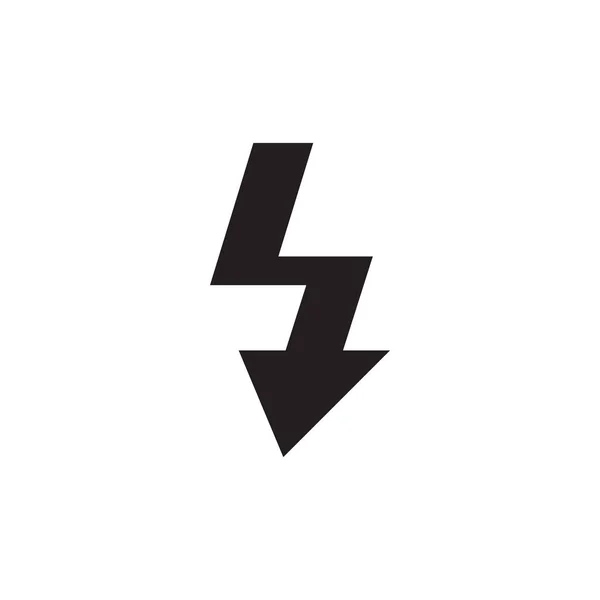 Lightning, ηλεκτρικό εικονίδιο πρότυπο δύναμη μαύρο χρώμα επεξεργάσιμο. Ενέργεια και κεραυνός σύμβολο διάνυσμα σύμβολο απομονωμένο σε λευκό φόντο. — Διανυσματικό Αρχείο