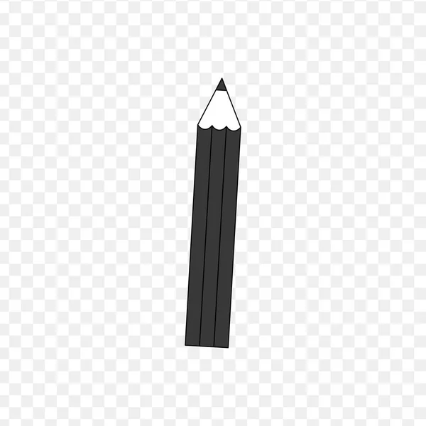 Ceruza vektor ikon. Készletvektor illusztráció elszigetelt fehér háttér. — Stock Vector