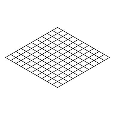 Grafik kağıdının kusursuz dokusu, şebeke kağıdı, beyaz düz çizgiler, beyaz arkaplanda izole edilmiş hisse senedi vektör çizelgesi.