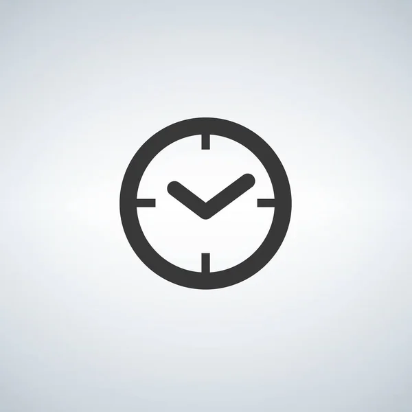 Icône horloge. Vecteur d'icône temporelle. Illustration vectorielle de stock isolée sur fond blanc . — Image vectorielle