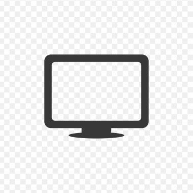 Bilgisayar Simgesi. Profesyonelce, pikselle mükemmel simgeler hem büyük hem de küçük çözümler için optimize edildi. Stok vektör illüstrasyonu beyaz arkaplanda izole edildi.