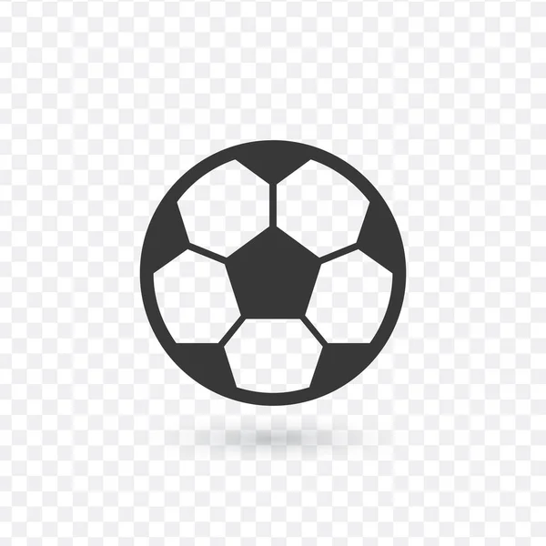 Vector football ball soccer. Stock vector illustration isolated on white background. — ストックベクタ