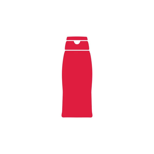 Maqueta de botella de crema cosmética. maqueta de vectores de botellas de crema cosmética para diseño web aislado sobre fondo blanco — Vector de stock