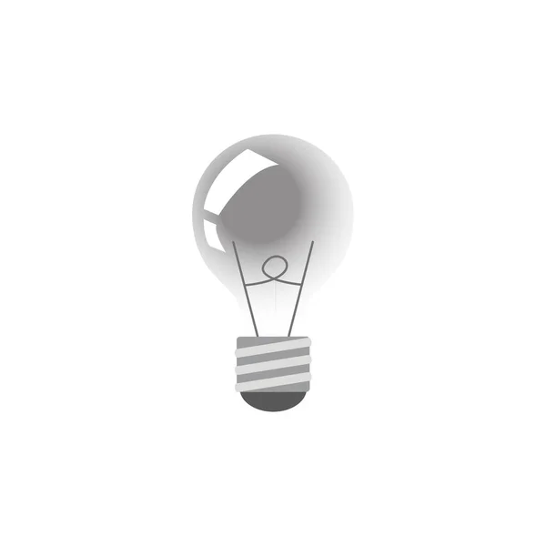 Ícone da lâmpada e pensamento criativo, pensamento analítico para processamento. vector ícone lâmpada. Idéias símbolo ilustração . —  Vetores de Stock