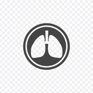 Akciğerler - vektör simgesi. Stok vektör illüstrasyonu