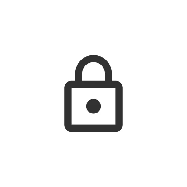 Εικονίδιο Κλειδώματος Σύμβολο Ασφαλείας Εικονογράφηση Διανύσματος Αποθέματος — Διανυσματικό Αρχείο