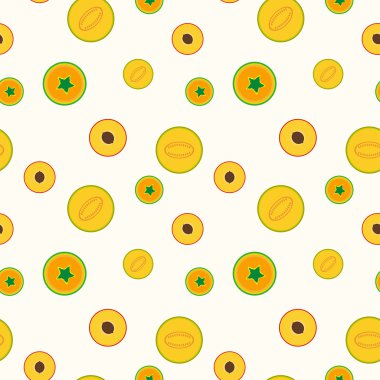 Basit meyve desen - sorunsuz.