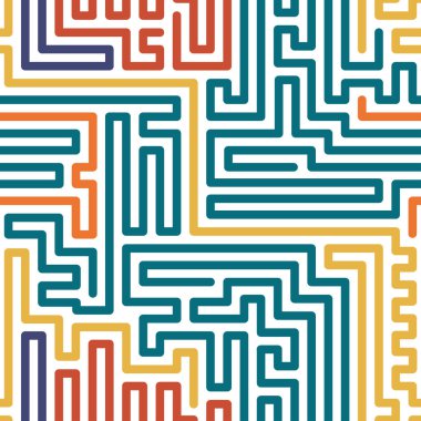 Çizgili renkli kesintisiz geometrik desen.