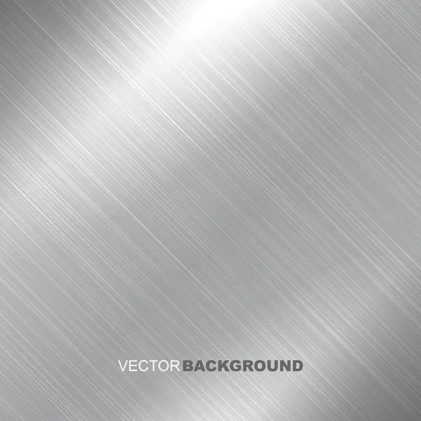 Textura cepillada metal . — Vector de stock