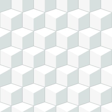 Beyaz geometrik doku. Sorunsuz vektör desen.