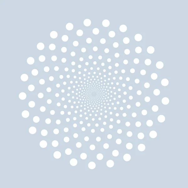 Élément de design vectoriel abstrait en pointillé — Image vectorielle