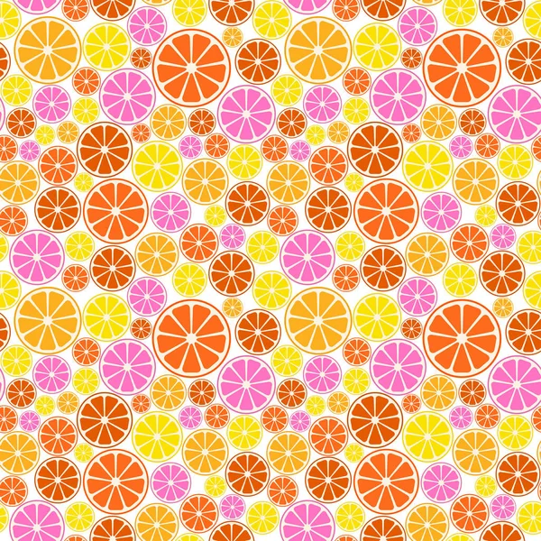 Modèle de fruits colorés - sans couture . — Image vectorielle