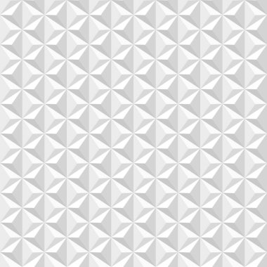 Beyaz geometrik 3d doku.