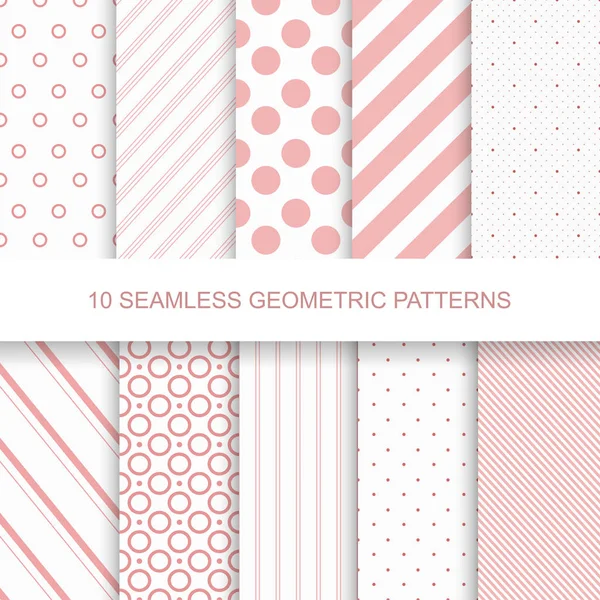 Motifs géométriques sans couture — Image vectorielle