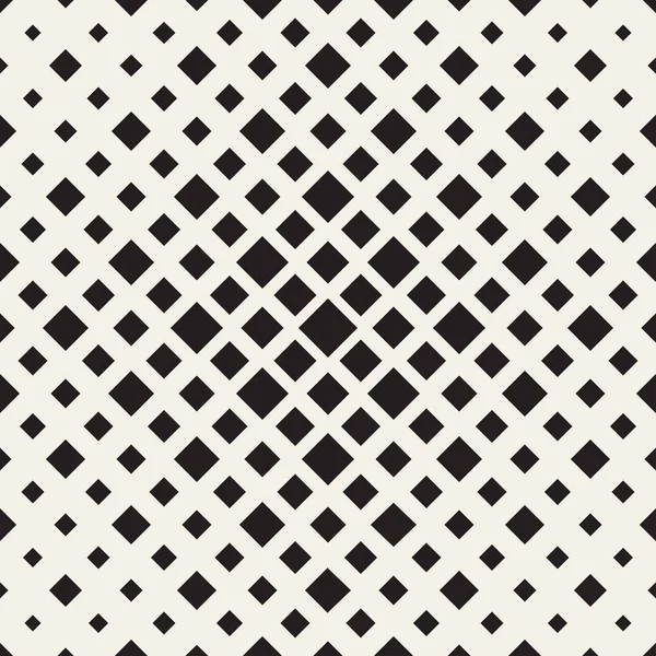 ハーフトーンのシームレスな幾何学的なパターン。モノクロのテクスチャー. — ストックベクタ
