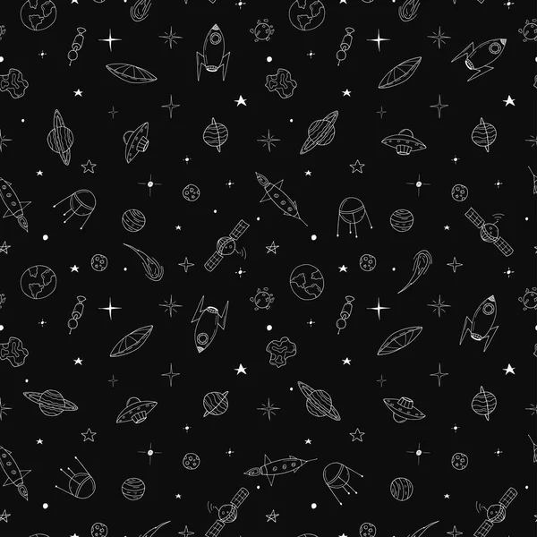 Doodle tarzı alanı seamless modeli.