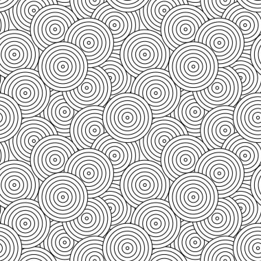 Daireler geometrik desen - sorunsuz.