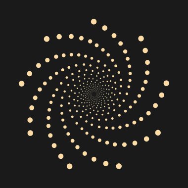 Şekil - vektör tasarım öğesi noktalı soyut.