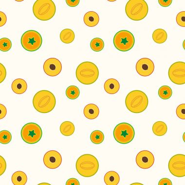 Basit meyve desen - sorunsuz.